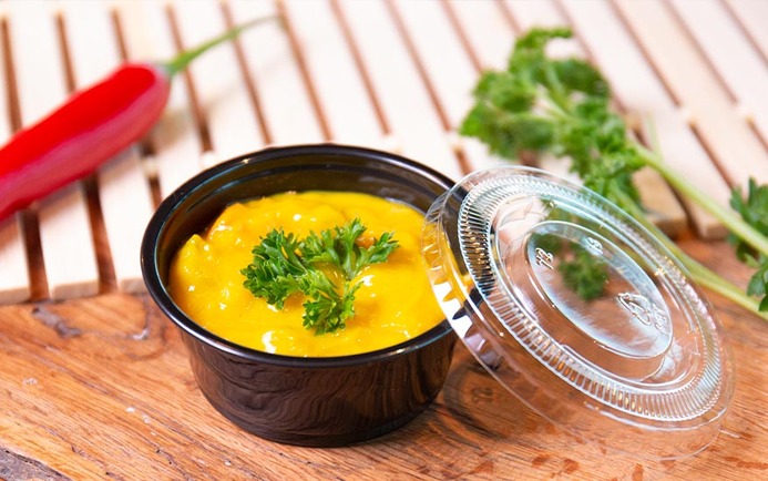 Sauce cups in many shapes and sizes!