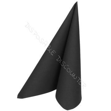 Napkin Airlaid Black 50cm