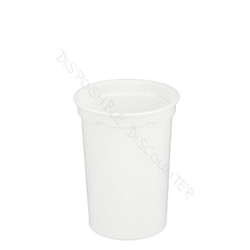 Plastic Cup small 250cc (Satay) Ø75mm White