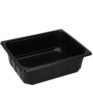 PP 1/2 Gastro-Thermoschalen 325x265x100mm schwarz