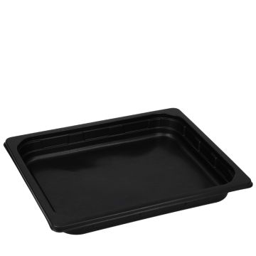 PP 1/2 Gastro-Thermoschalen 325x265x40mm schwarz
