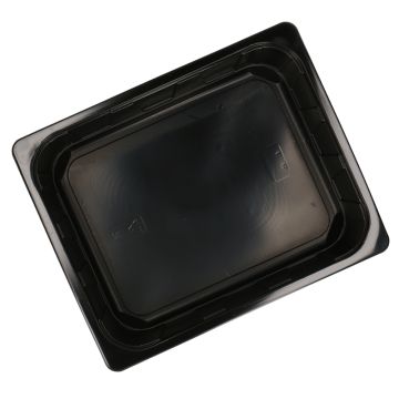 PP 1/2 Gastro-Thermoschalen 325x265x80mm schwarz