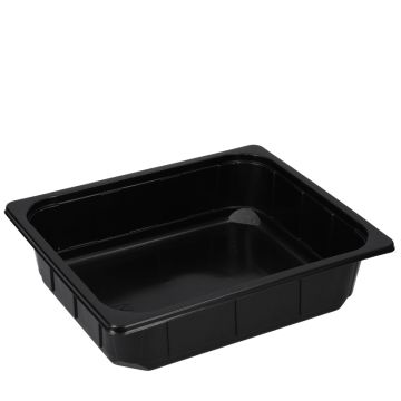 PP 1/2 Gastro-Thermoschalen 325x265x80mm schwarz