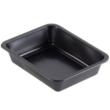 Menüschale ungeteilt 227x178x50 mm schwarz