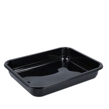 Schalen H320 PP Spritzguss 308x240x43mm schwarz
