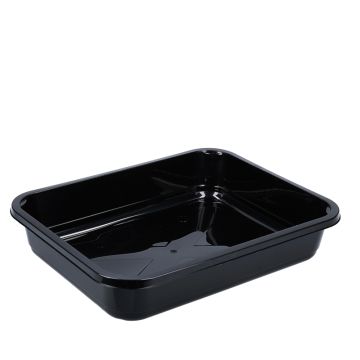 Schalen H320 PP Spritzguss 308x240x50mm schwarz