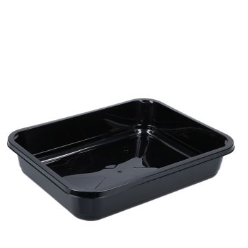 Schalen H320 PP Spritzguss 308x240x88mm schwarz