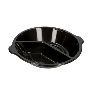 Menüschale ToGo ungeteilt 240x150x40mm schwarz