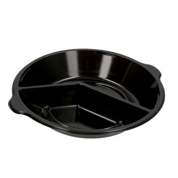 Menüschale ToGo ungeteilt 240x150x40mm schwarz