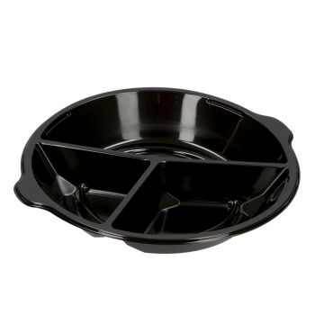 Menüschale ToGo ungeteilt 240x150x40mm schwarz