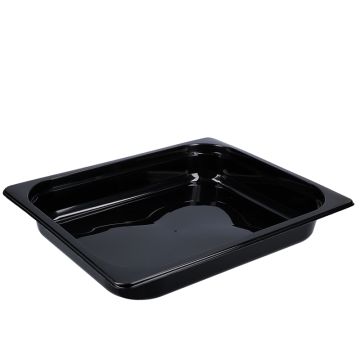 PP 1/2 Gastro-Schalen Spritzguss 325x265x50mm schwarz